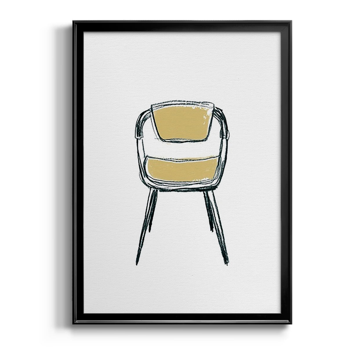 Take a Seat II Premium Framed Print, in Gold, Black, or Silver - Ready to Hang