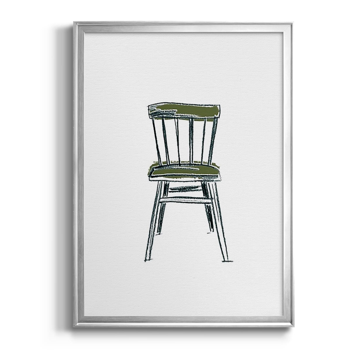 Take a Seat IV Premium Framed Print, in Gold, Black, or Silver - Ready to Hang