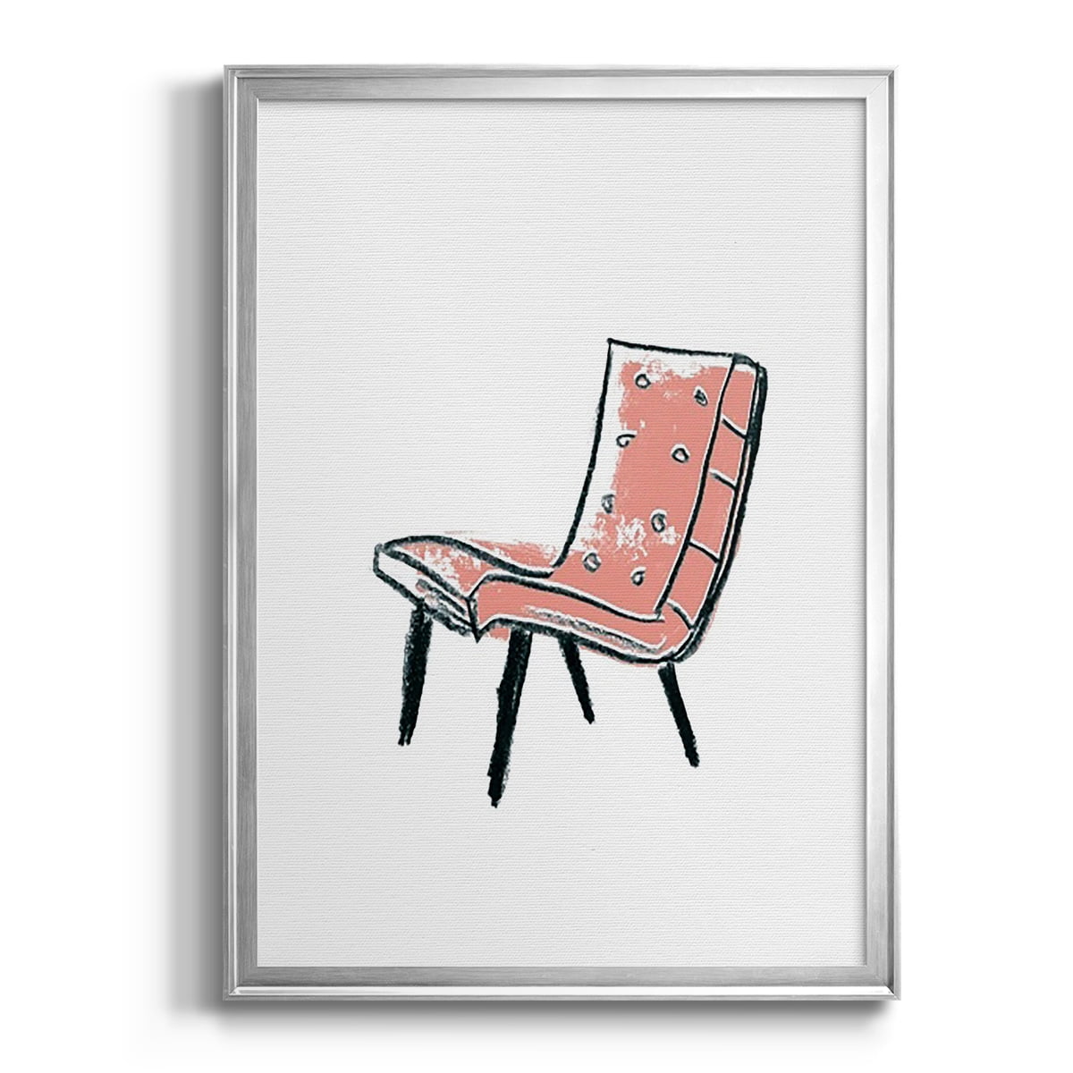 Take a Seat IX Premium Framed Print, in Gold, Black, or Silver - Ready to Hang