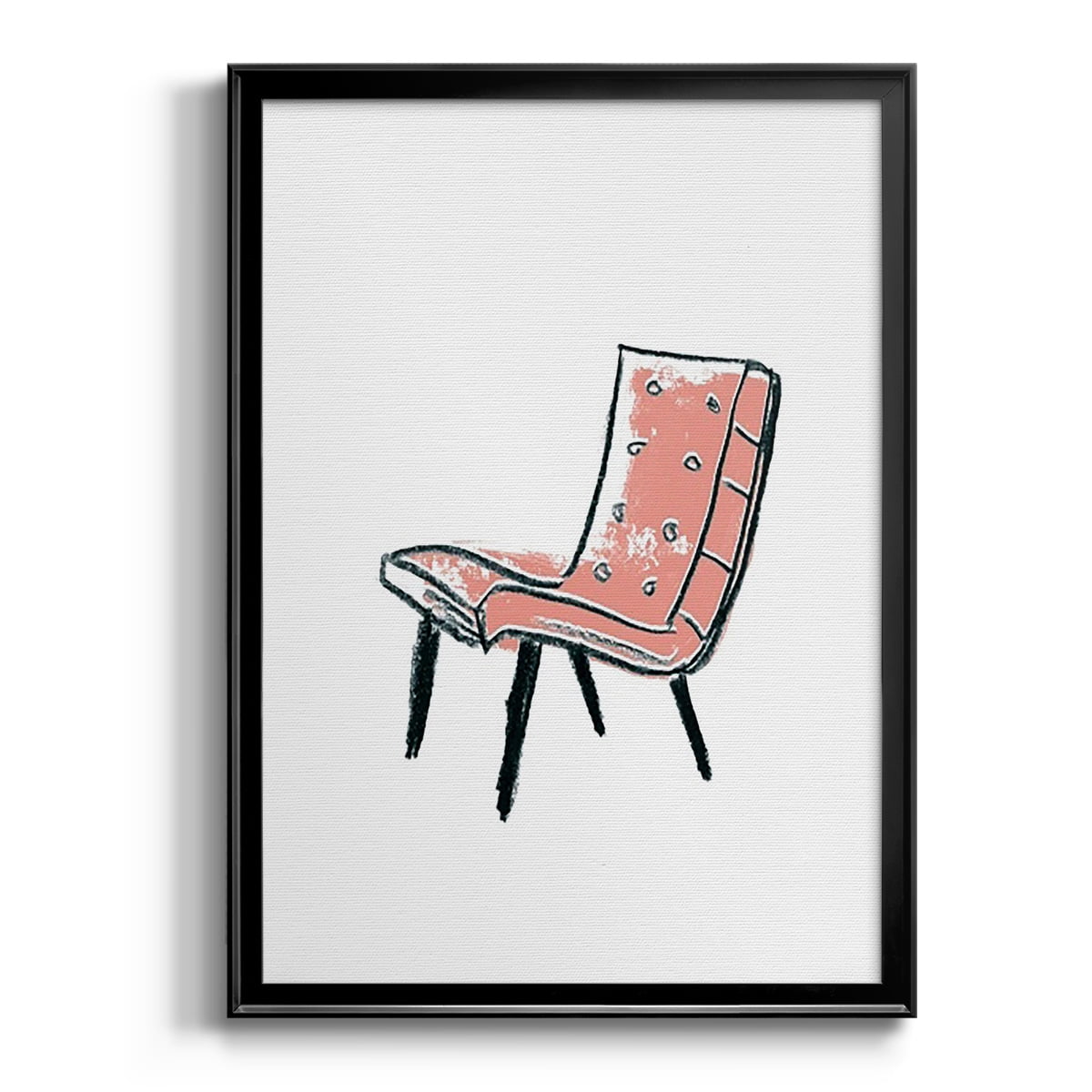 Take a Seat IX Premium Framed Print, in Gold, Black, or Silver - Ready to Hang