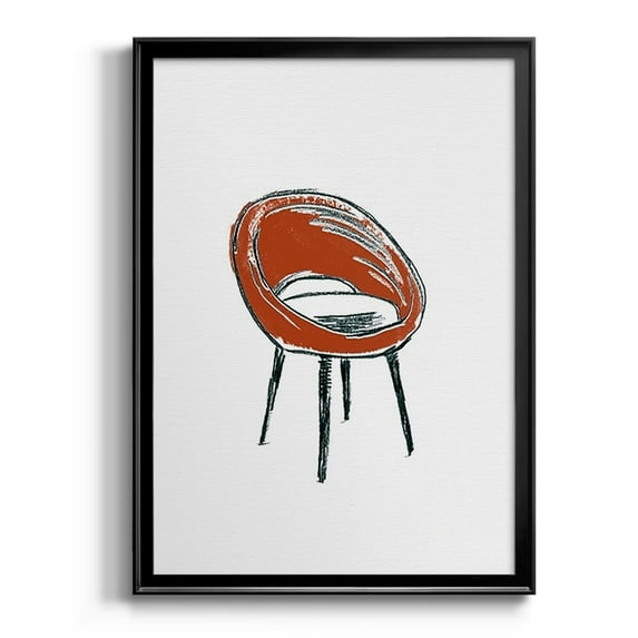 Take a Seat V Premium Framed Print, in Gold, Black, or Silver - Ready to Hang