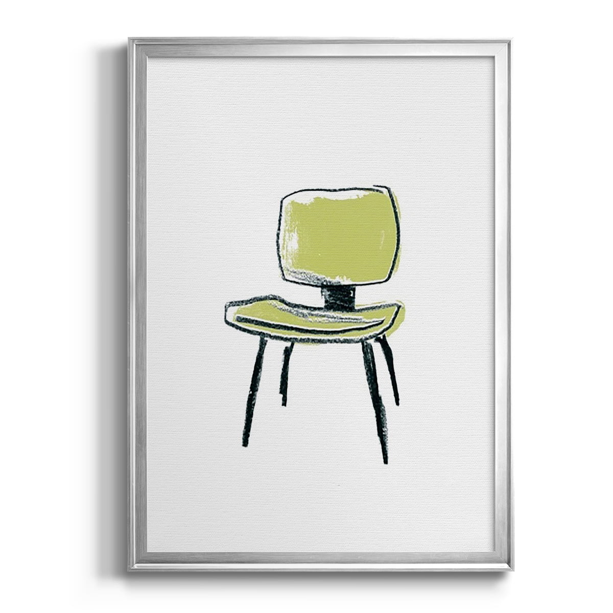 Take a Seat VI Premium Framed Print, in Gold, Black, or Silver - Ready to Hang
