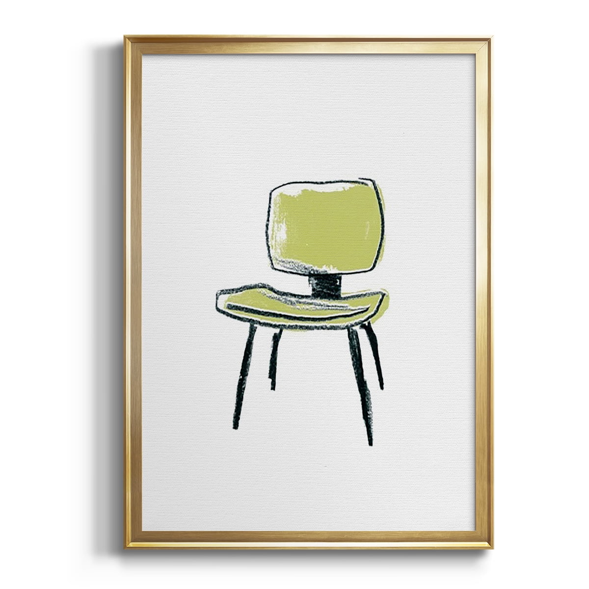 Take a Seat VI Premium Framed Print, in Gold, Black, or Silver - Ready to Hang