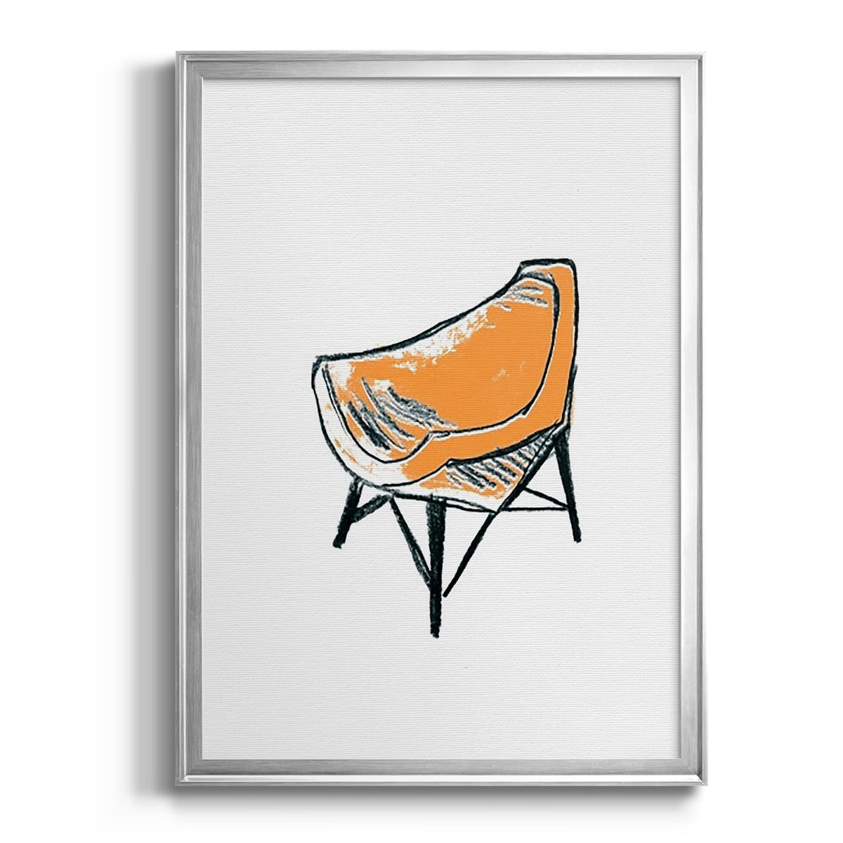 Take a Seat XII Premium Framed Print, in Gold, Black, or Silver - Ready to Hang