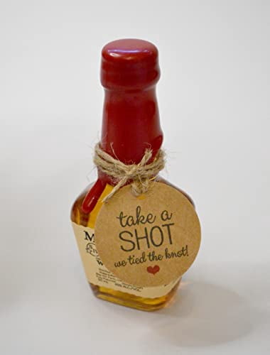 Take a Shot We Tied the Knot, Wedding Tags, Engagement, Bridal Shower ...