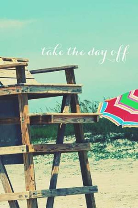 Take the Day Off Canvas Art - Gail Peck (12 x 18)