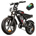 thumbnail image 1 of TakeMov Electric Bike for Adults, 750W Motor, 48V 50Ah Dual Battery E Mountain Ebike, 20" x 4" Fat Tire Off-Road Ebike, Full Suspension, Class 3, UL2849, 1 of 8