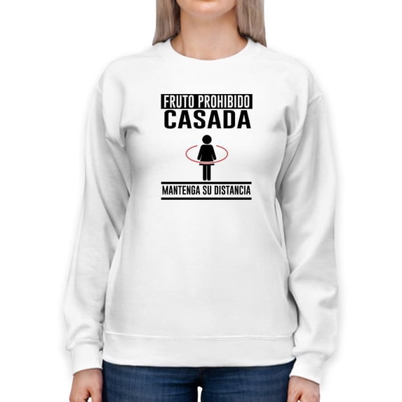 Taken. Keep Distance. Sweatshirt Women -Smartprints Designs, Female XX-Large