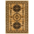 thumbnail image 1 of Takeo Aztec Geometric Indoor Area Rug by Blue Nile Nills - 4' x 6', Caramel, 1 of 4
