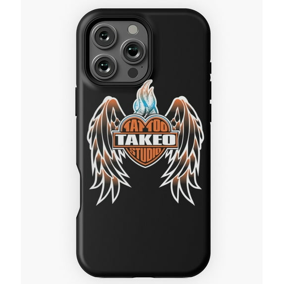 Takeo Tattoo Studio Apparel N3268 Phone Case for iPhone 17 16 15 14 13 12 11 Pro Max