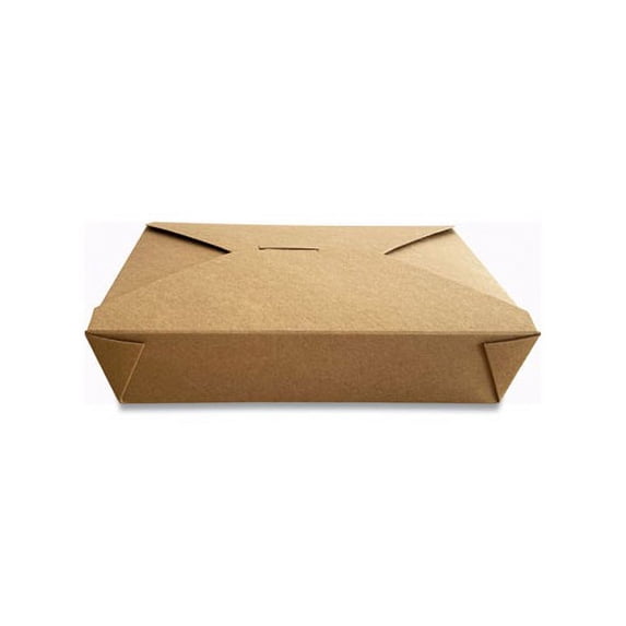 Takeout Containers 7.75 x 5.51 x 1.88, Kraft, 200/Carton