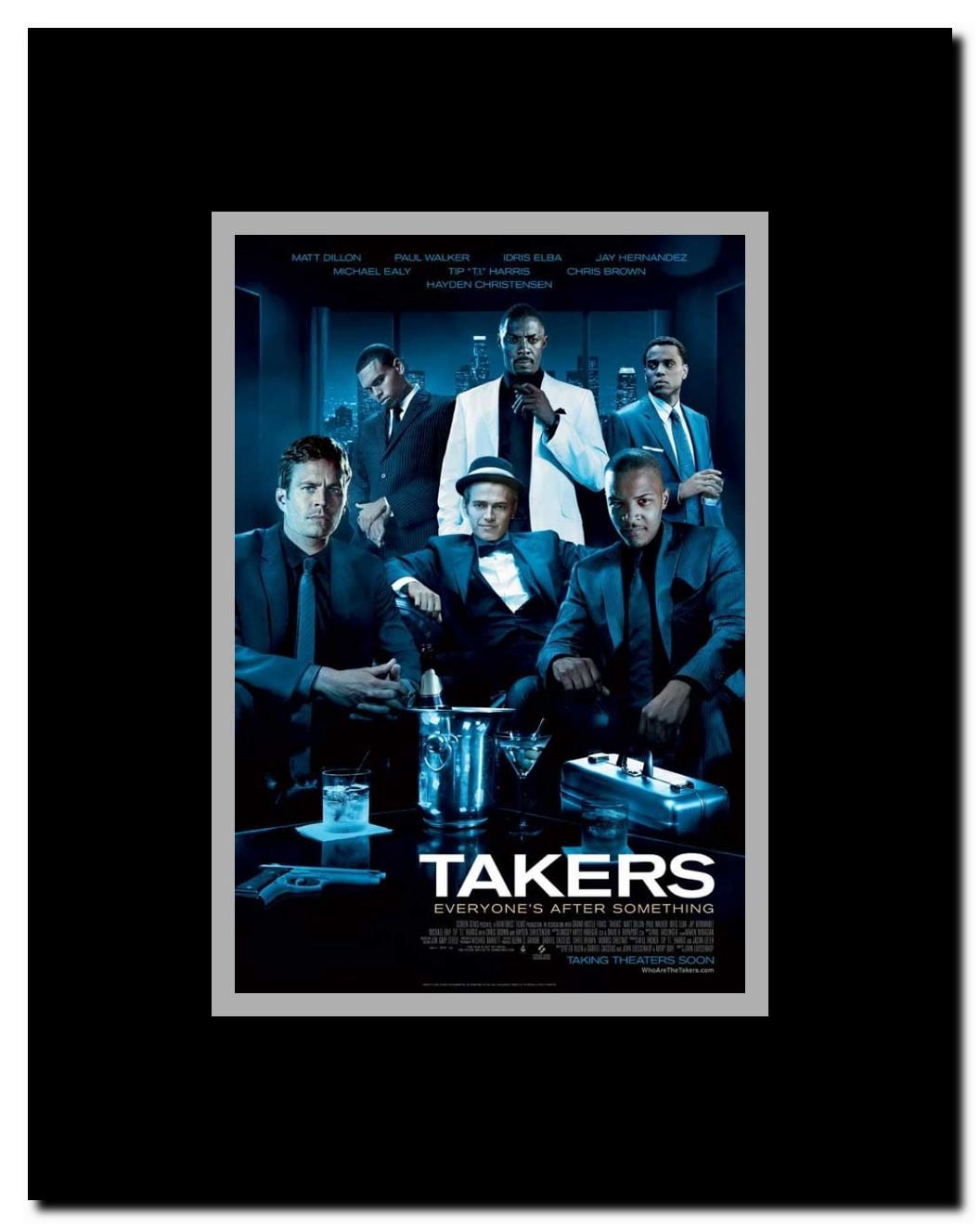 Takers Framed Movie Poster