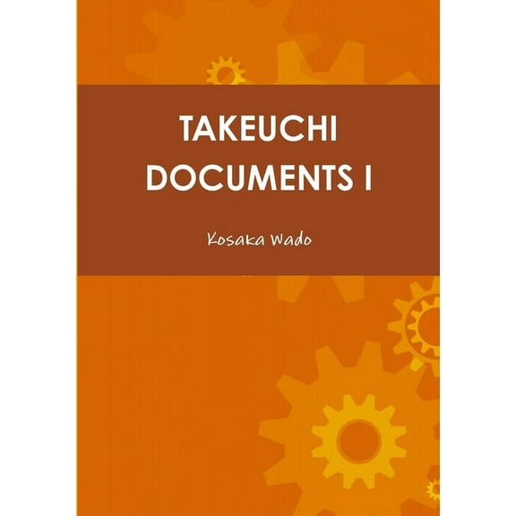 Takeuchi Documents I, (Paperback)