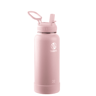 QISSZION 'PRETTY IN PINK' DELUXE LUXURY INSULATED 32 OZ WATER BOTTLE-UNUSED**