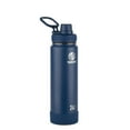thumbnail image 1 of Takeya Actives Stainless Steel Water Bottle w/Insulated Spout lid, 24oz Midnight, 1 of 4