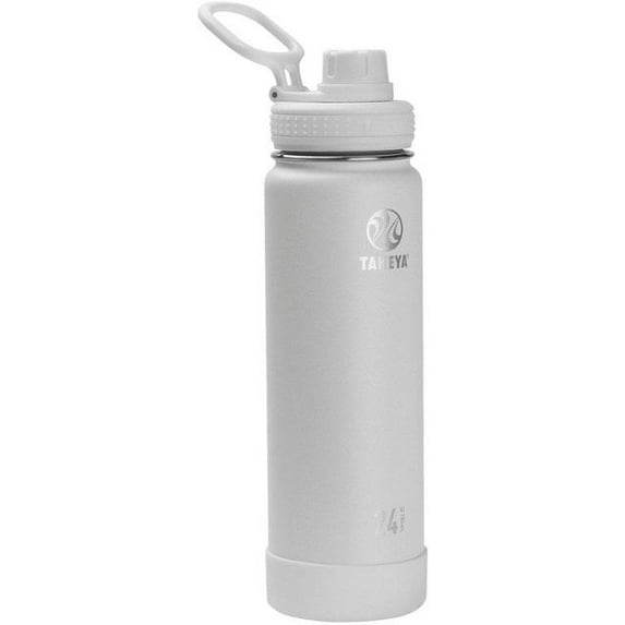 Takeya Actives Stainless Steel Water Bottle w/Spout lid, 24oz Arctic