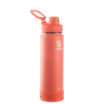 thumbnail image 1 of Takeya Actives Stainless Steel Water Bottle w/Spout lid, 24oz Coral, 1 of 4