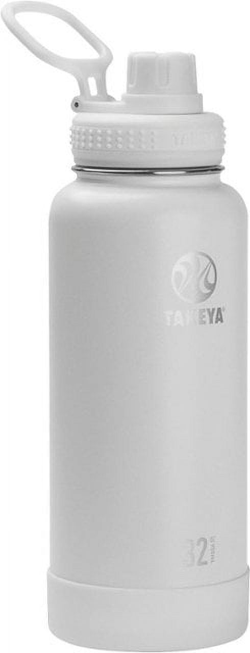 Takeya Actives 40 oz. Stainless Steel Straw Bottle Nitro Purple 52040 - The  Home Depot