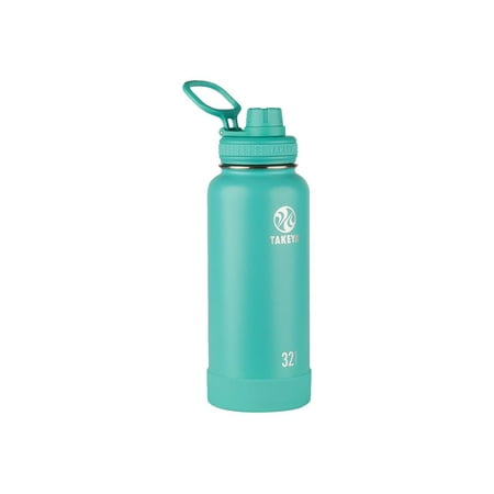 Takeya - Actives 32-Oz. Insulated Stainless Steel Water Bottle with Spout Lid - Teal