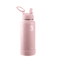 thumbnail image 1 of Takeya Actives Stainless Steel Water Bottle w/Straw lid, 32oz Blush, 1 of 4