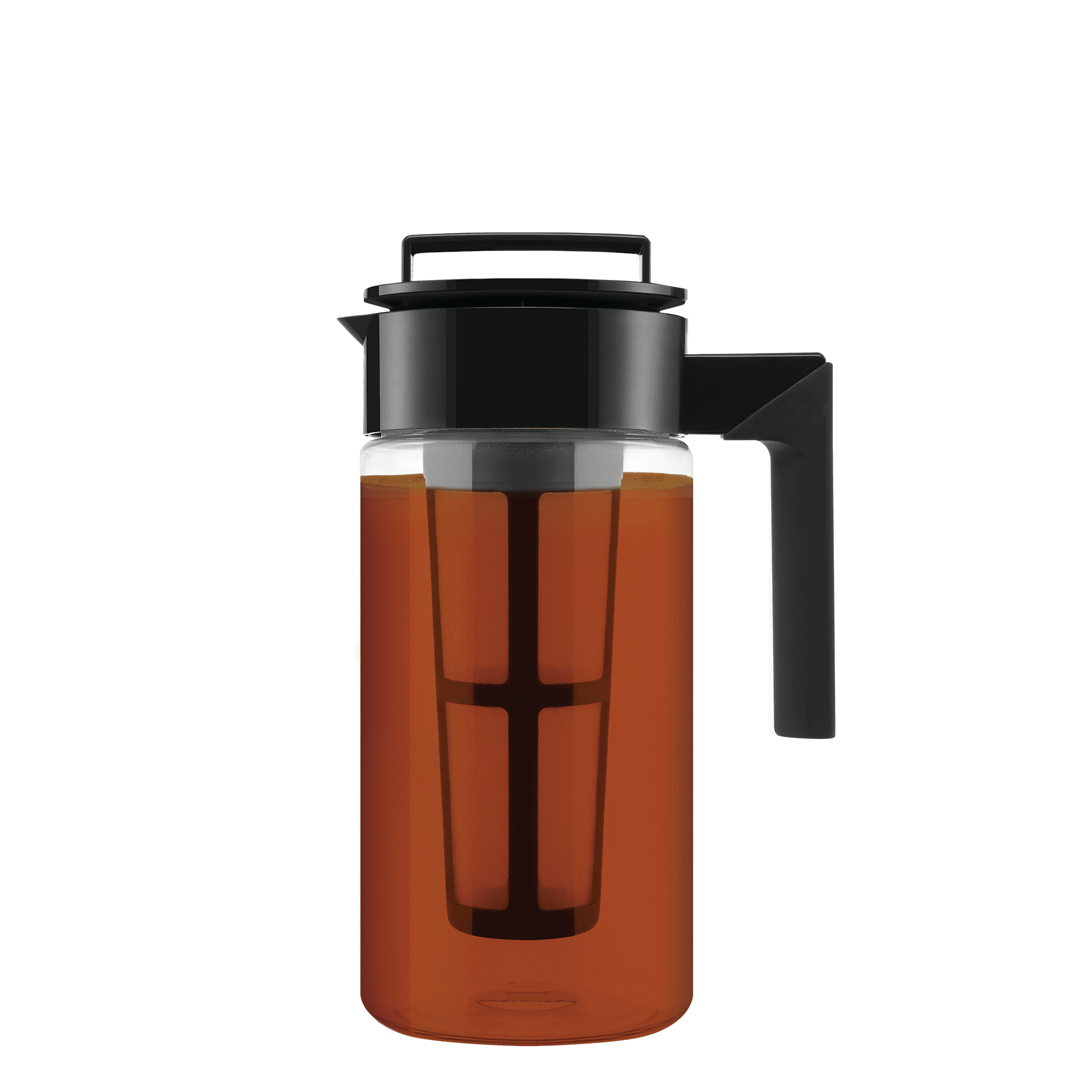 Takeya Flash Chill Iced Tea Maker with Airtight Lid, 1qt, Black