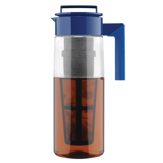 Takeya Flash Chill Iced Tea Maker with Airtight Lid, 2qt, Blueberry