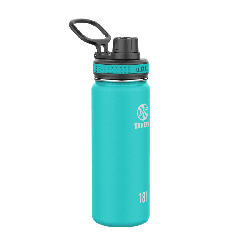 Takeya Originals Spout Water Bottle, Stainless Steel, Vacuum