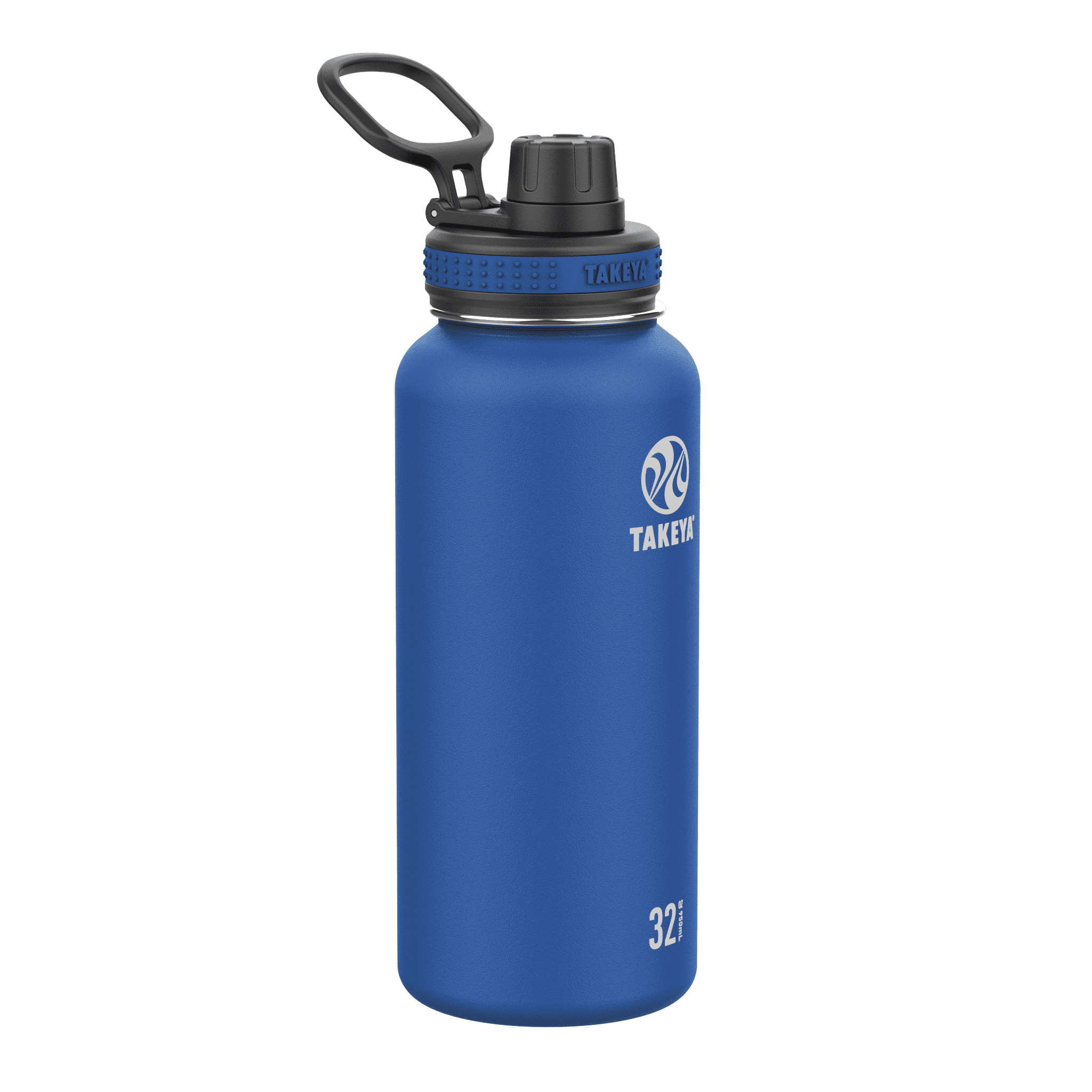 Takeya Originals Spout Water Bottle, Stainless Steel, Vacuum insulated, 24  oz, Graphite 