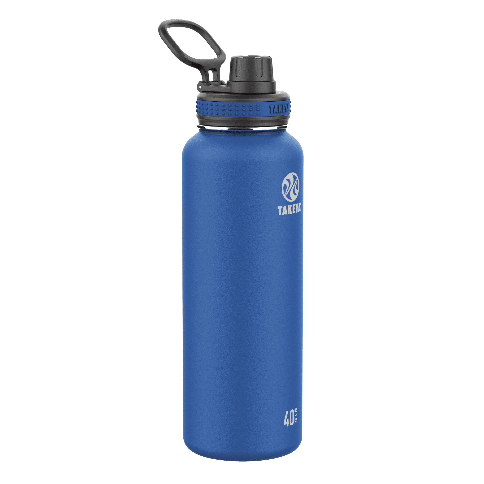 Takeya Tritan Spout Water Bottles 18 Oz Breezy BlueStormy Black Set Of 2  Bottles - Office Depot