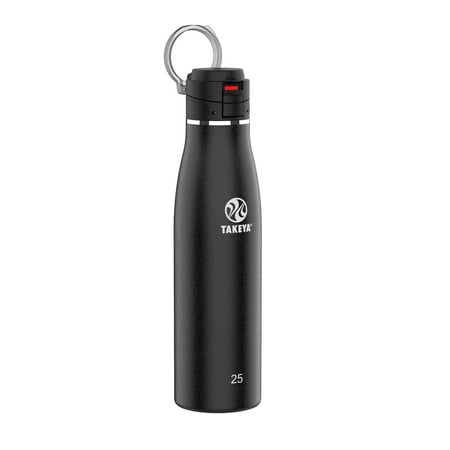 Takeya - Traveler 25-oz. Leak-Proof FlipLock Bottle - Onyx