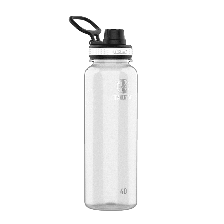 Aqwzh 40 oz Black Insulated Stainless Steel Water Bottle with Straw and Wide Mouth Lid