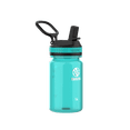 thumbnail image 1 of Takeya Tritan Plastic Straw Lid Water Bottle, Lightweight, Dishwasher safe, 14 oz, Ocean, 1 of 4