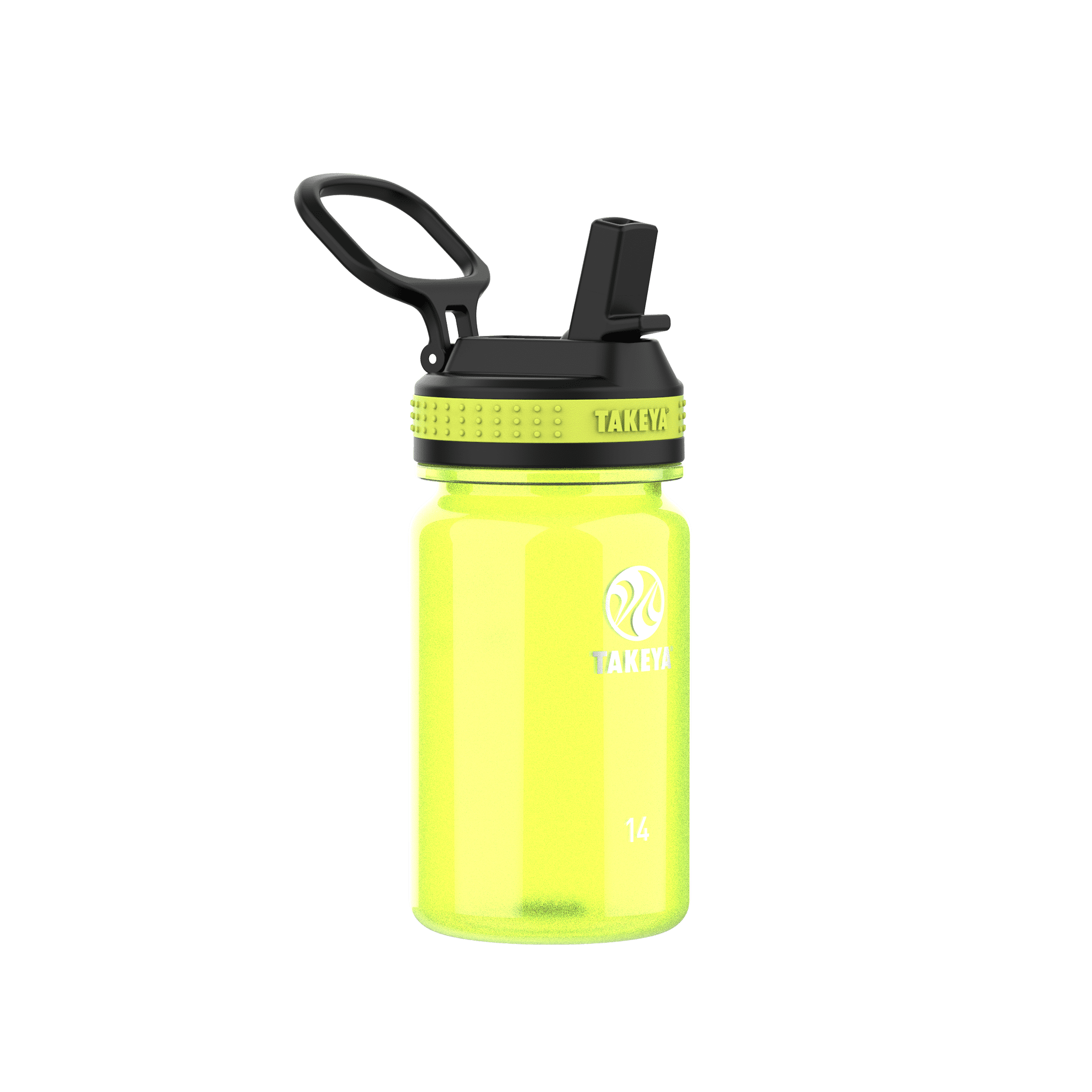 Takeya Tritan Plastic Straw Lid Water Bottle, Lightweight, Dishwasher