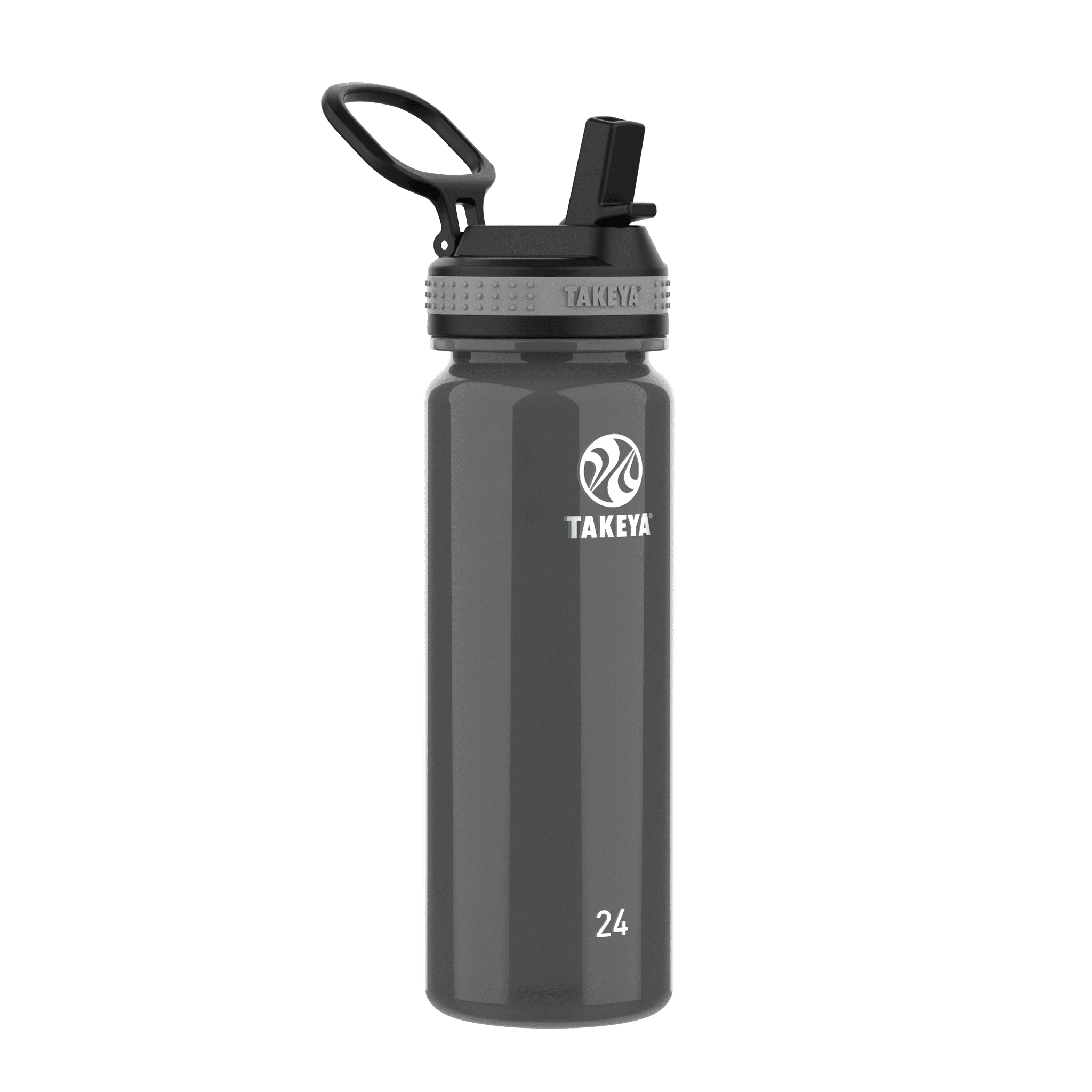 Takeya Tritan Plastic Straw Lid Water Bottle, Lightweight, Dishwasher
