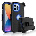 thumbnail image 1 of Takfox Case For Apple iPhone 14/iPhone 16 Plus/,Belt Clip Holster Protective Heavy Duty Shockproof [Full-Body Protection] Kickstand Rugged Cover,Black, 1 of 7