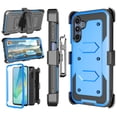 thumbnail image 1 of Takfox Case For Samsung Galaxy A16 5G ,Shockproof Heavy Duty Rugged Locking Swivel Holster Belt Clip Kickstand Full Body Hard Shell Phone Cover Case,Blue, 1 of 7