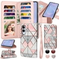 thumbnail image 1 of Takfox Galaxy S25 Edge Case,for Samsung Galaxy S25 Edge 6.7" Wallet Phone Case,Takfox PU Leather Magnetic Detachable Card Holders Shockproof Kickstand Protective [Flip Folio Cover] Marble, 1 of 8