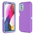 thumbnail image 1 of Takfox Moto G Stylus 2021 4G Case, for Motorola G Stylus 2021 Case Heavy Duty Protective Defender Shockproof Full Body Protection Hard Shell Anti-Slip Rubber Bumper Cover Sturdy Phone Case Purple, 1 of 7