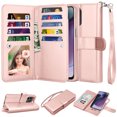 thumbnail image 1 of Takfox Moto G Stylus 5G 2023 Case, for Motorola Moto G Stylus 5G 2023 Wallet Case, PU Leather w Credit Card Holder Flip Cover [9 Card Slots][Kickstand] Magnetic Detachable Hard Case & Strap-Rose Gold, 1 of 8