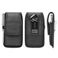 thumbnail image 1 of Takfox Phone Holster for Samsung Galaxy S22 Ultra S21 Plus S20 FE S9 Note 20 10 9 A03S A13 A53 A73 A12 A32 A42 iPhone 13 14 Pro Max Moto G Stylus G Pure Nylon Belt Clip Holster Phone Pouch Card Holder, 1 of 7