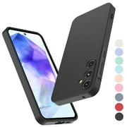 حافظة سيليكون Takfox لهاتف Samsung Galaxy A55 5G جل مطاطي حماية كاملة للجسم مضاد للصدمات غطاء حماية من السقوط 6.6 بوصة - أسود