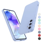Takfox Silicone Case for Samsung Galaxy A55 5G Case Gel Rubber Full Body Protection Anti-Shock Cover Case Drop Protection 6.6 inch-Purple