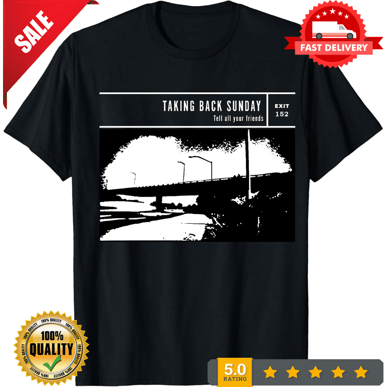 Taking Back Sunday Tell All Your Friends Cover T Shirt Size S-4XL 