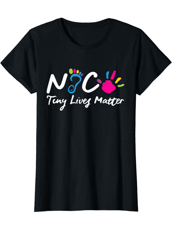 Taking Care Of Tiny Lives- Neonatal NICU Nurse Gift T-Shirt