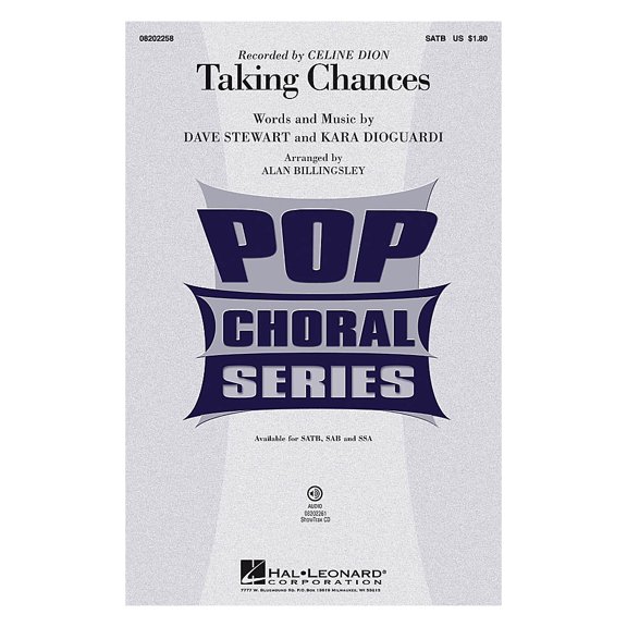 Taking Chances ShowTrax CD Pop Choral Series
