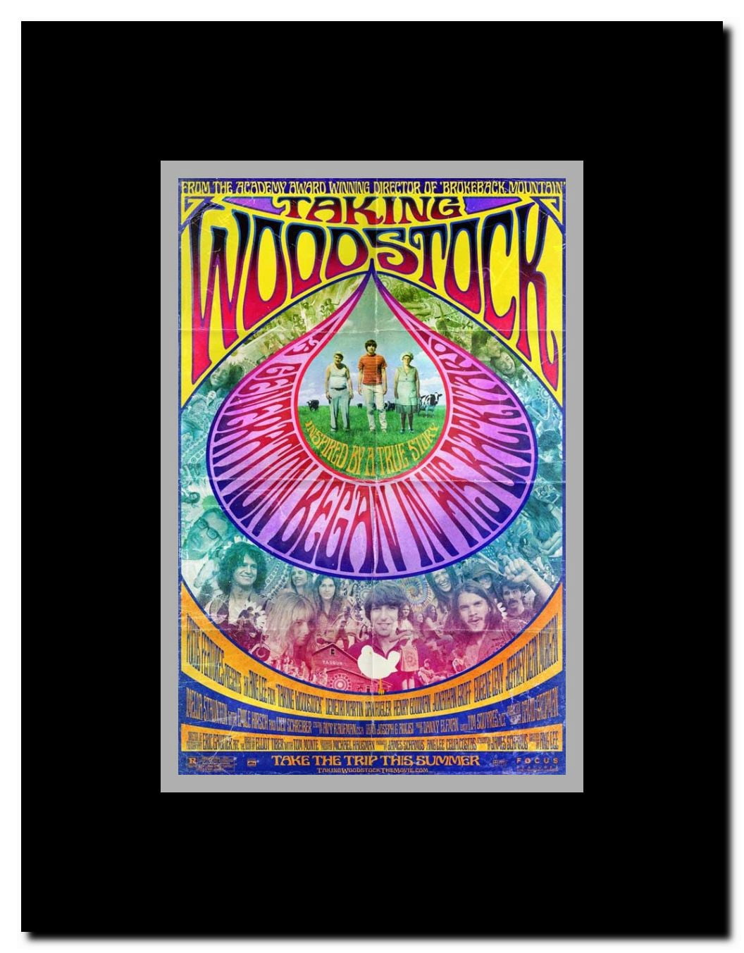 Taking Woodstock Framed Movie Poster