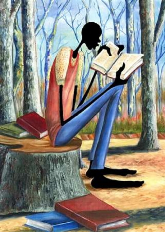 Taking in Knowledge Canvas Art - Elgina McCrary (20 x 28)