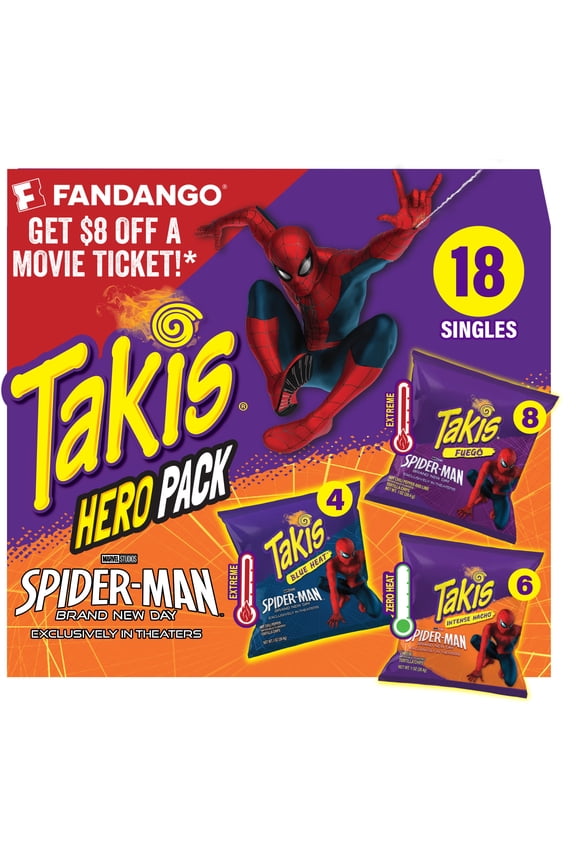 18 pc / 1 oz Hero Variety Pack, Assorted Rolled Tortilla Chips