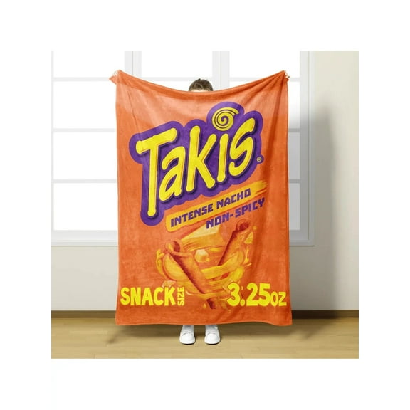 Takis Chili Vibrant Soft Flannel Blanket Ultra Cozy Throw for Bed Sofa Travel Camping - Birthday Gift 1pc