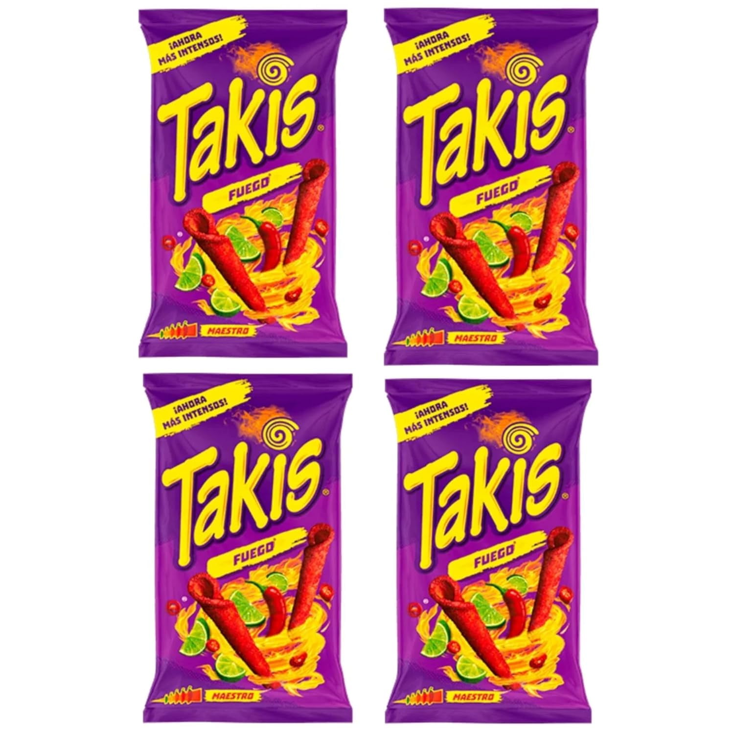 Takis Chips Variety Pack Takis Fuego, Takis Blue Heat, Takis Brava